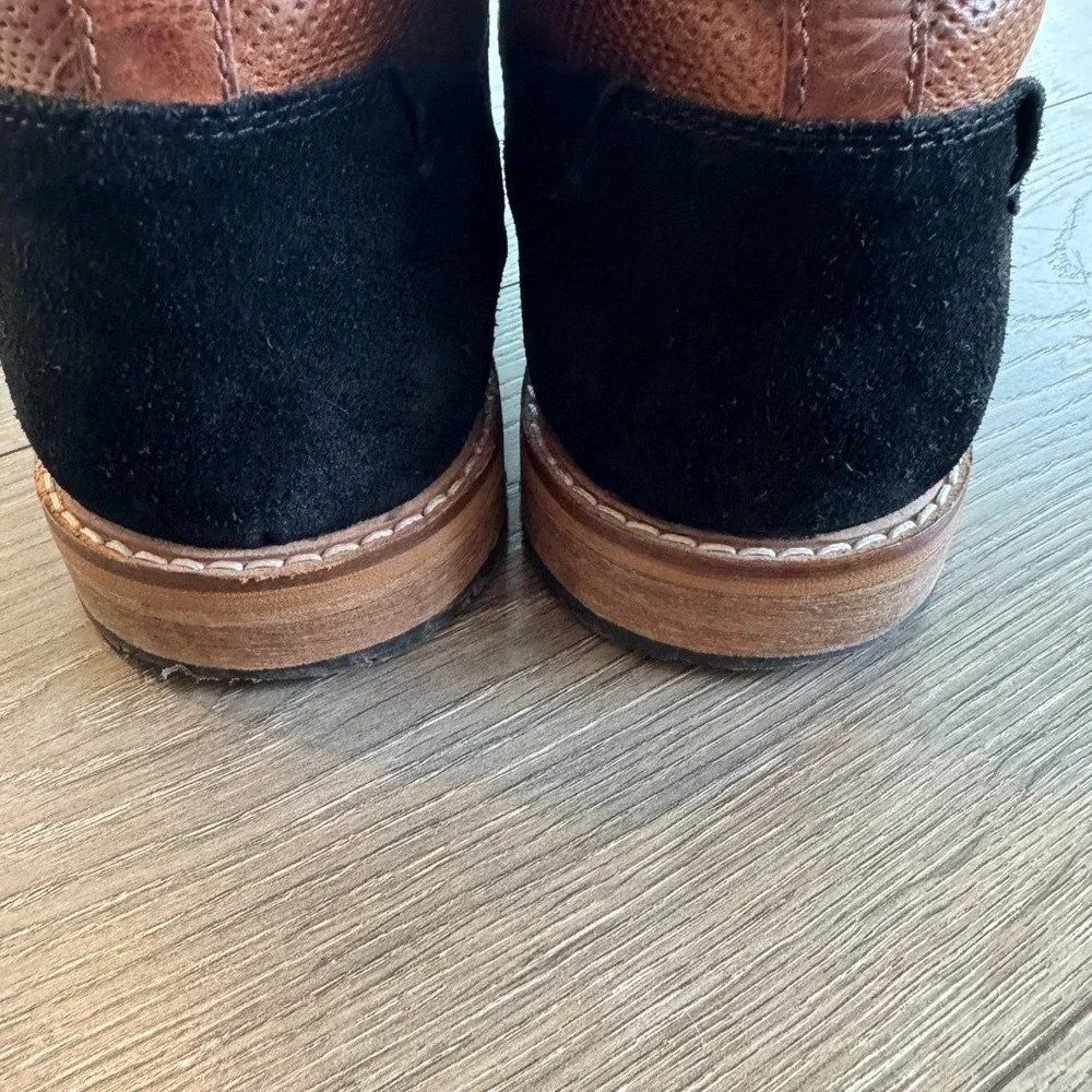 Crevo Ellerton Mens Plain Toe Chestnut Leather Chukka Boots Size‎ 11 Ankle Boots